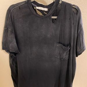 Free People Distressed Tee